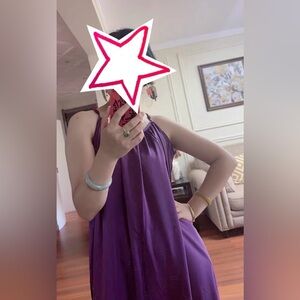 Purple Sleeveless Dress